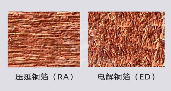 壓延銅箔（RA）和電解銅箔（ED）的區(qū)別有哪些？