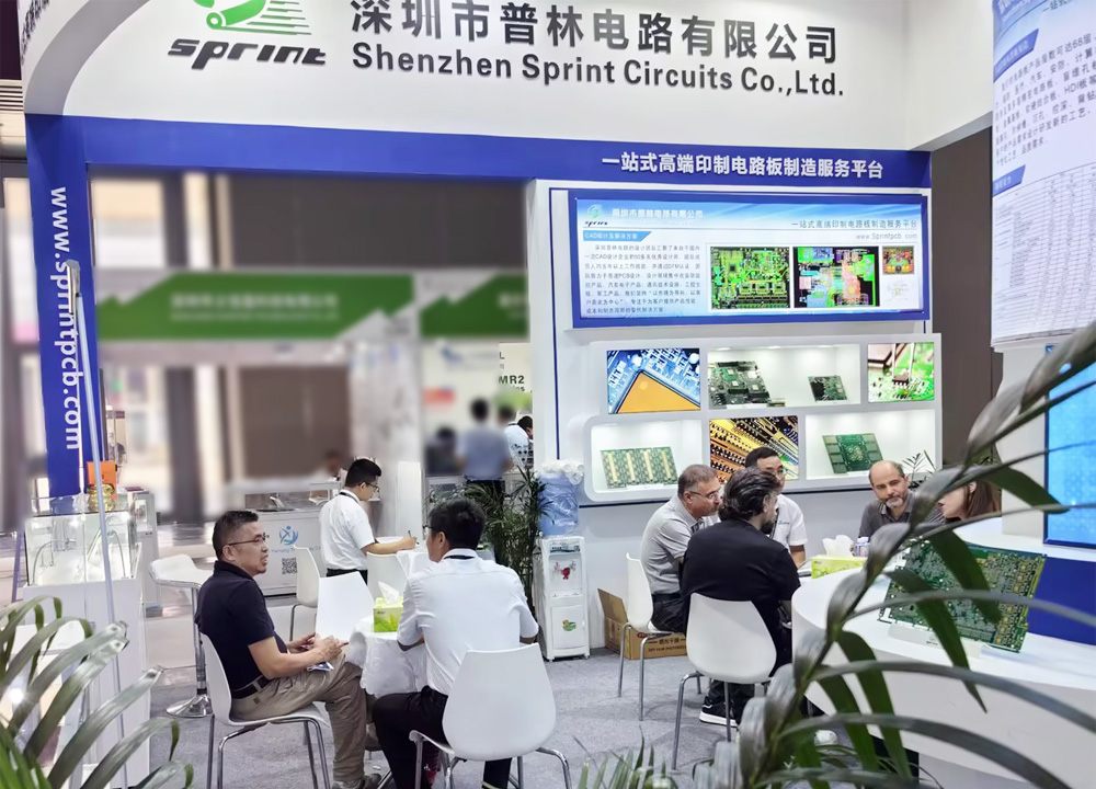 深圳普林電路在慕尼黑華南電子展的展位上人頭攢動